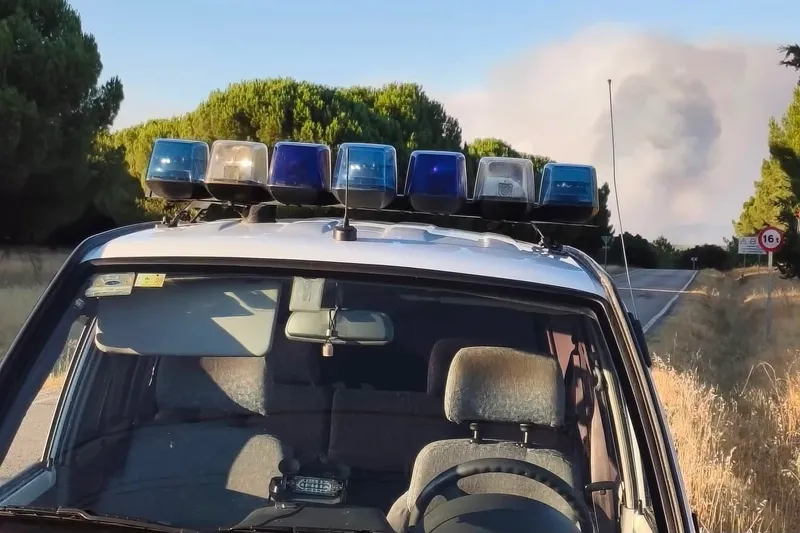 Guadalajara moviliza recursos municipales ante el incendio de La Mierla