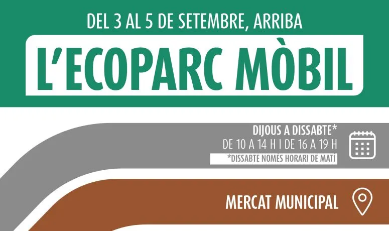 Burjassot acoge el Ecoparque Móvil de la Emtre en dos ocasiones durante septiembre