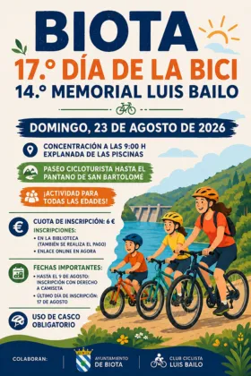 Biota celebra el 17º Día de la Bici con el Memorial Luis Bailo