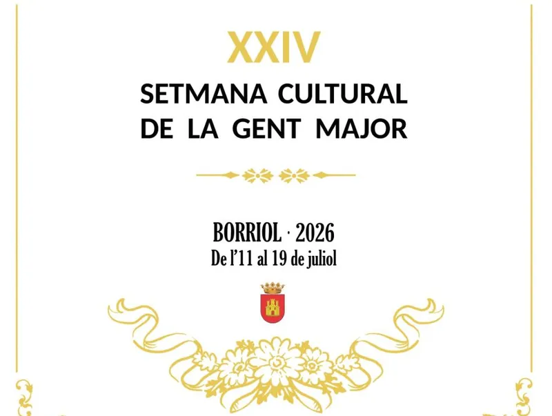 Borriol celebra la XXIV Setmana Cultural de la Gent Major con un programa repleto de actividades