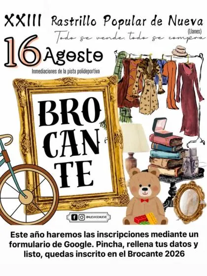 El XXIII Rastrillo Popular 'Brocante' de Nueva recauda fondos para el Carnaval