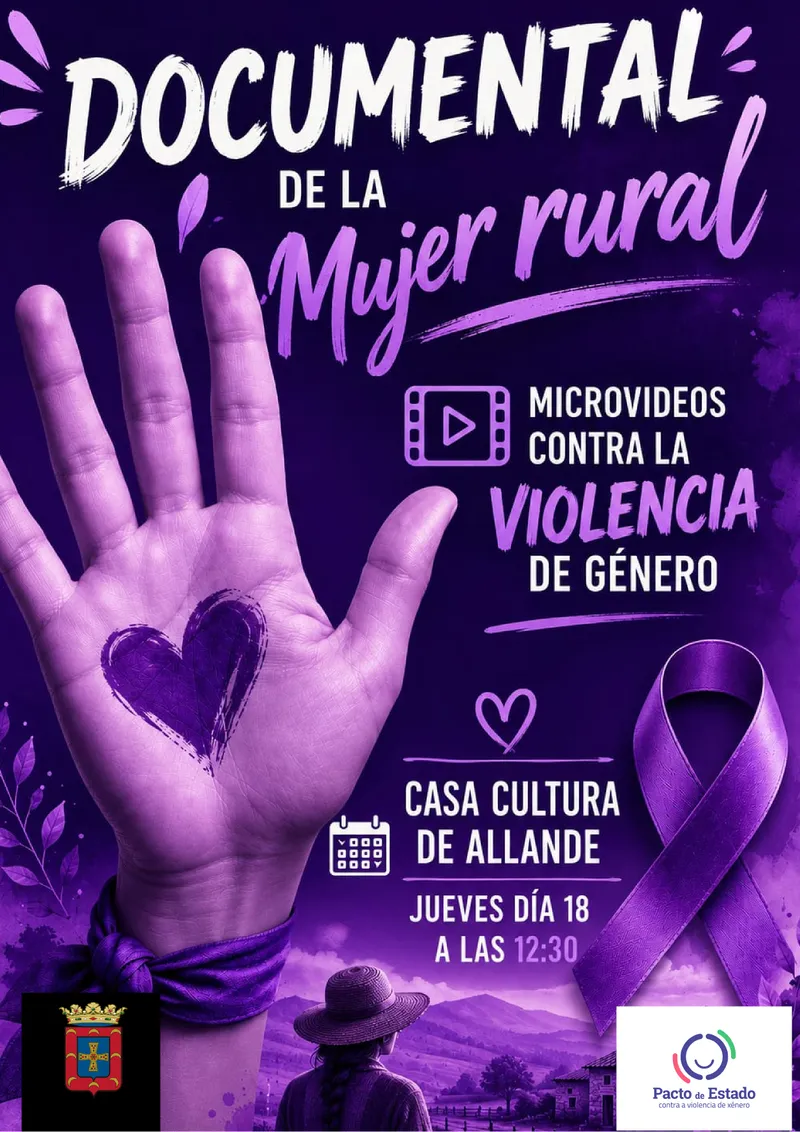 Allande proyecta un documental sobre la mujer rural y microvídeos contra la violencia de género