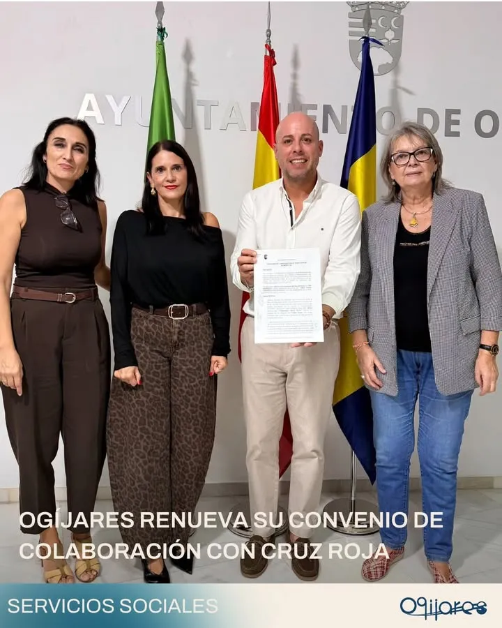 Ogíjares y Cruz Roja refuerzan su alianza para apoyar a familias vulnerables