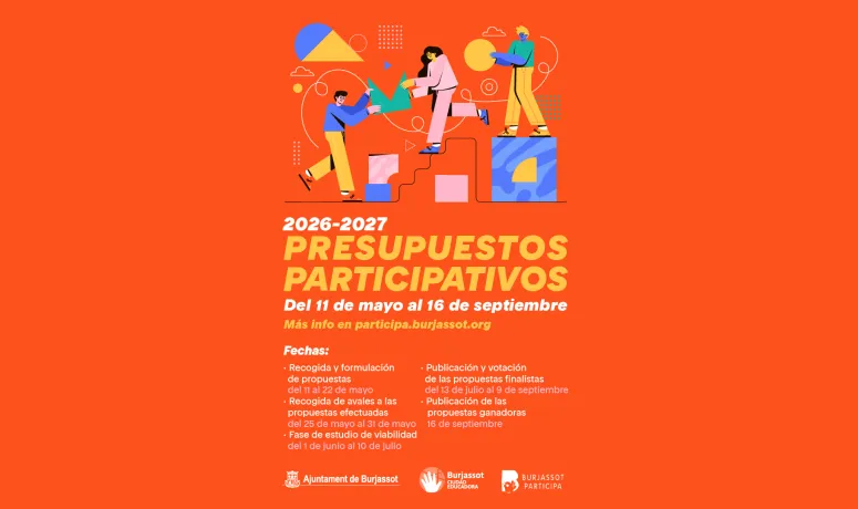 Burjassot abre la votación para los Presupuestos Participativos 2026-2027