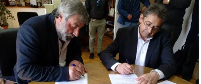 Valderredible y Saint-Crépin-d’Auberoche sellan su hermanamiento para el intercambio cultural