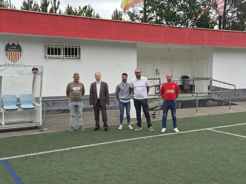 La Diputación de Pontevedra destina 185.000 € para renovar el césped del campo de fútbol de Ribadelouro en Tui