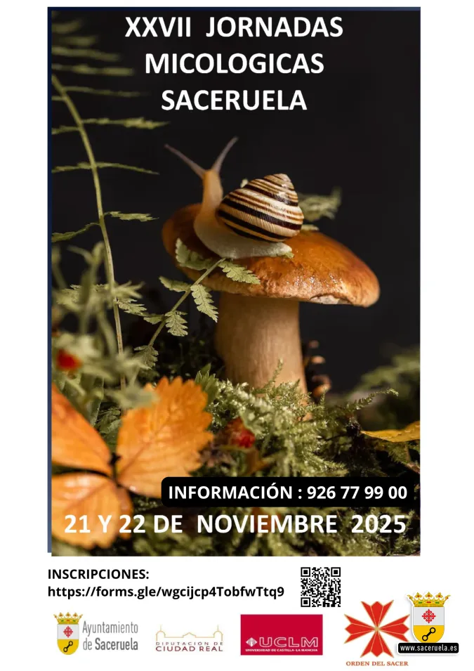 Saceruela celebra sus XXVII Jornadas Micológicas en noviembre