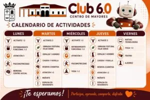 Pedro Muñoz lanza el Club 6.0 para mayores con actividades en septiembre