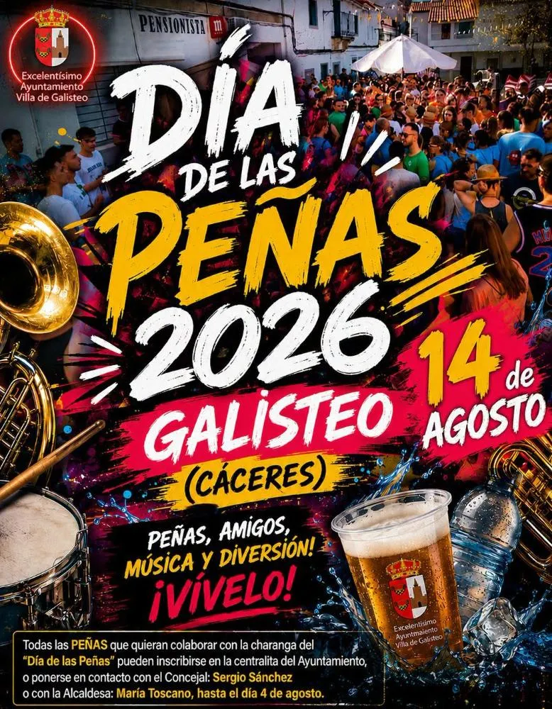 Galisteo abre el plazo para inscribir peñas en las fiestas de verano