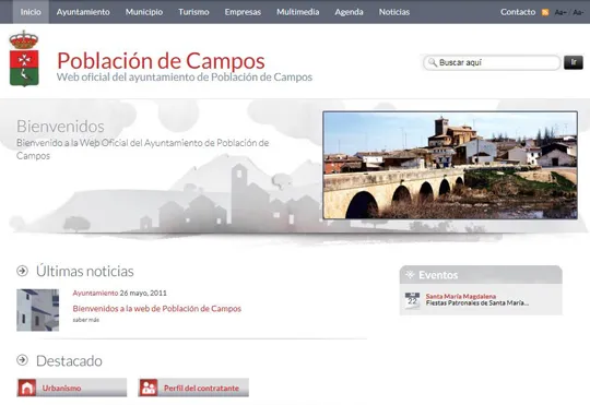 Población de Campos estrena portal municipal para informar a sus ciudadanos