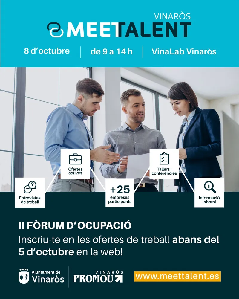 Vinaròs celebra Meet Talent 2026 para impulsar el empleo y la formación