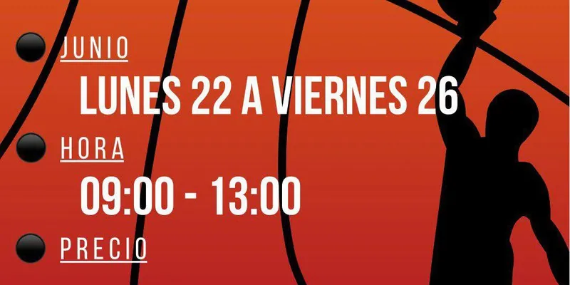 Campus de verano de baloncesto en Villafranca para jóvenes del 22 al 26 de junio