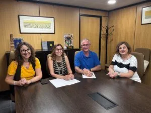 El Ayuntamiento de Caspe y el Coro Ciudad de Caspe firman un convenio de colaboración cultural