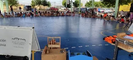 Jóvenes deportistas de Cuéllar triunfan en las finales provinciales de triatlón y juegos escolares