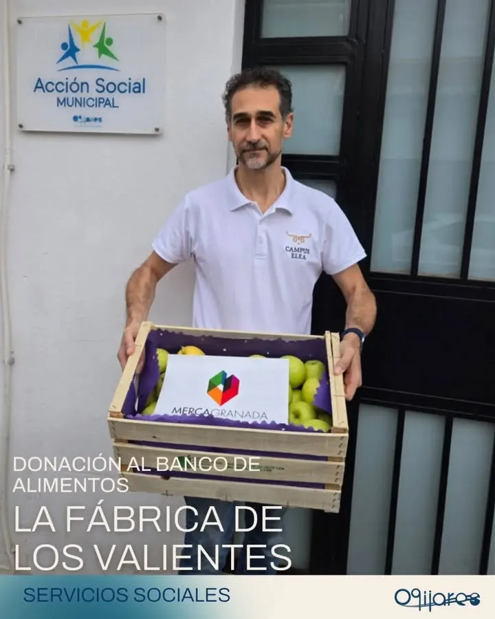 Ogíjares agradece la donación de fruta para el Banco de Alimentos
