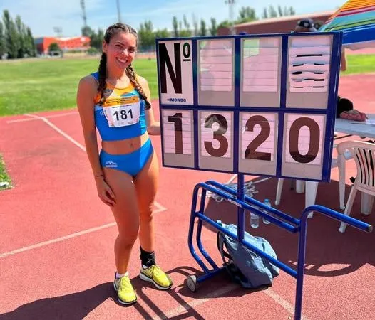 María Duque bate récord de España en lanzamiento de disco y se proclama subcampeona
