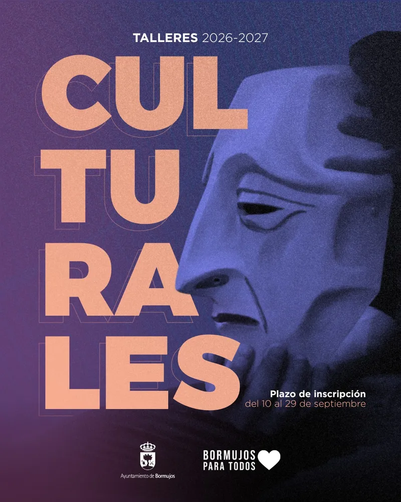 Bormujos abre inscripciones para sus talleres culturales del curso 2026/2027