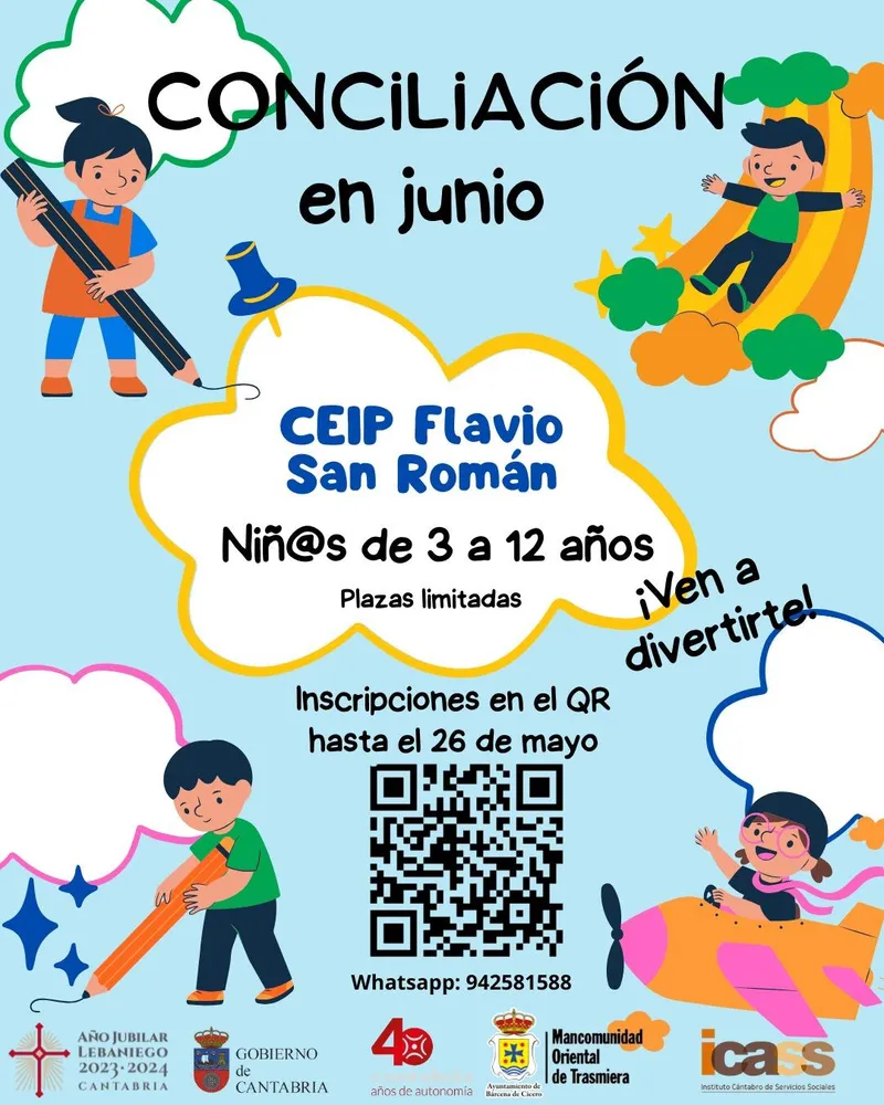 Bárcena de Cicero lanza la Ludoteca de Junio para facilitar la conciliación familiar
