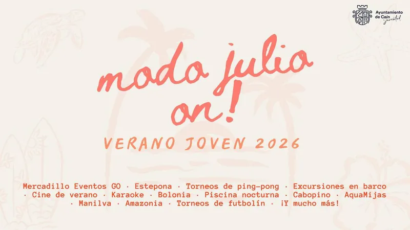 Coín lanza 'Verano Joven' con más de 600 plazas gratuitas para actividades juveniles