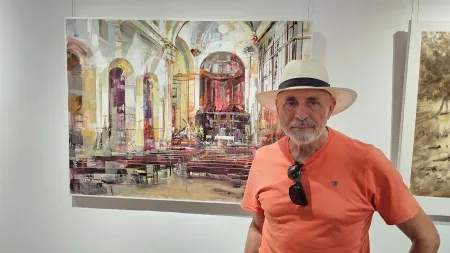 Blai Tomás Ibáñez triunfa en el X Certamen de Pintura Rápida de Manzanares
