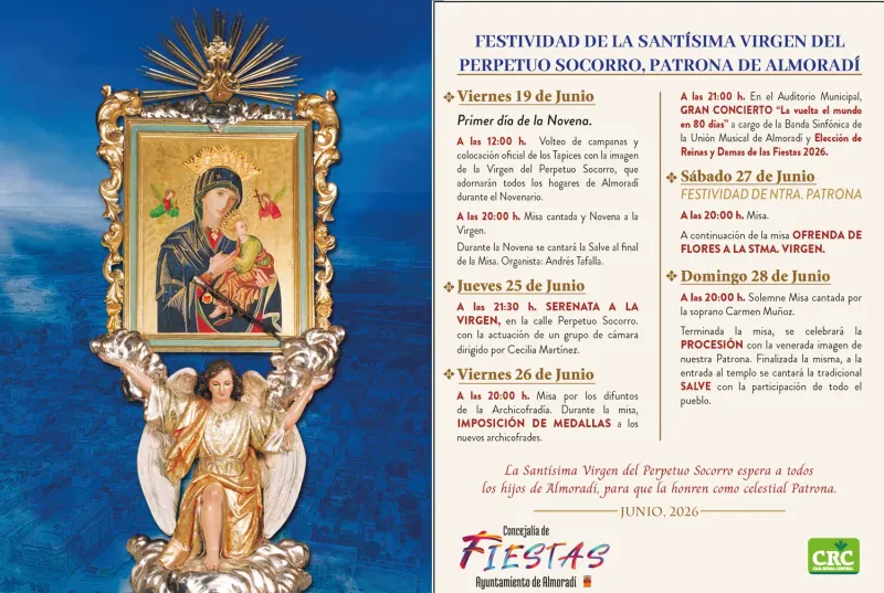 Almoradí celebra la festividad de su Patrona con una variada programación