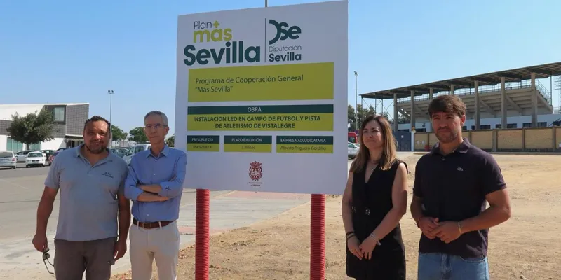 Utrera renueva el alumbrado del complejo deportivo de Vistalegre con 165.000 euros