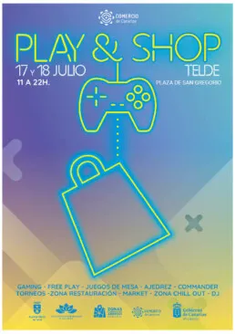 Telde celebra 'Play and Shop Telde 2026' para impulsar el comercio local con ocio y videojuegos