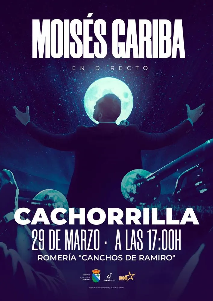 Cachorrilla celebra el 29 de marzo el concierto de Moisés Gariba