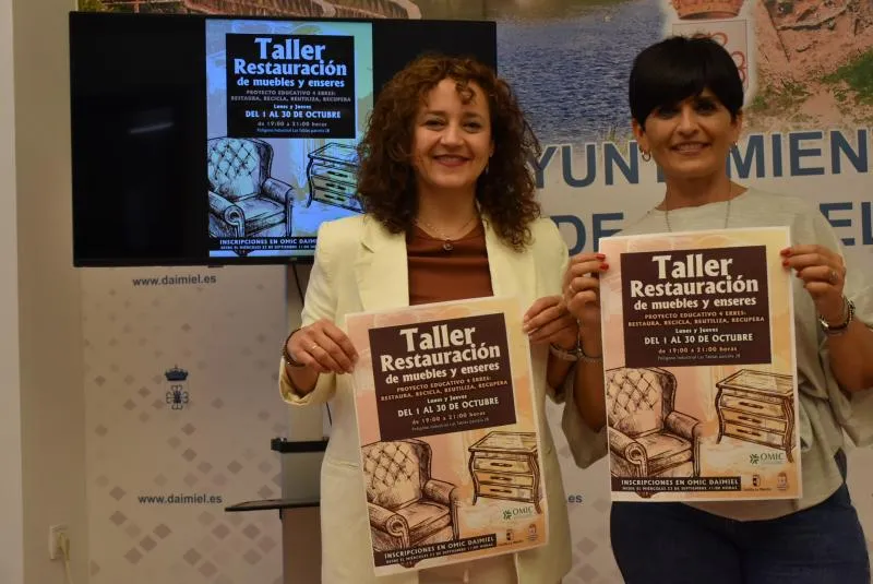 Daimiel lanza su tercer taller de restauración de muebles y enseres