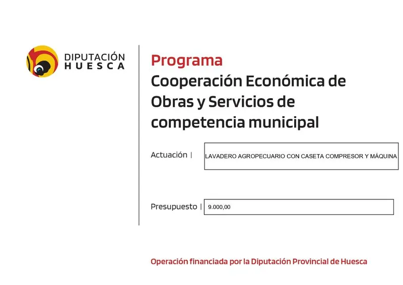 Estada impulsa un lavadero agropecuario con maquinaria de alta presión