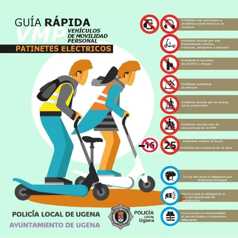 Ugena estrena ordenanza para regular el uso de patinetes eléctricos desde el 24 de octubre