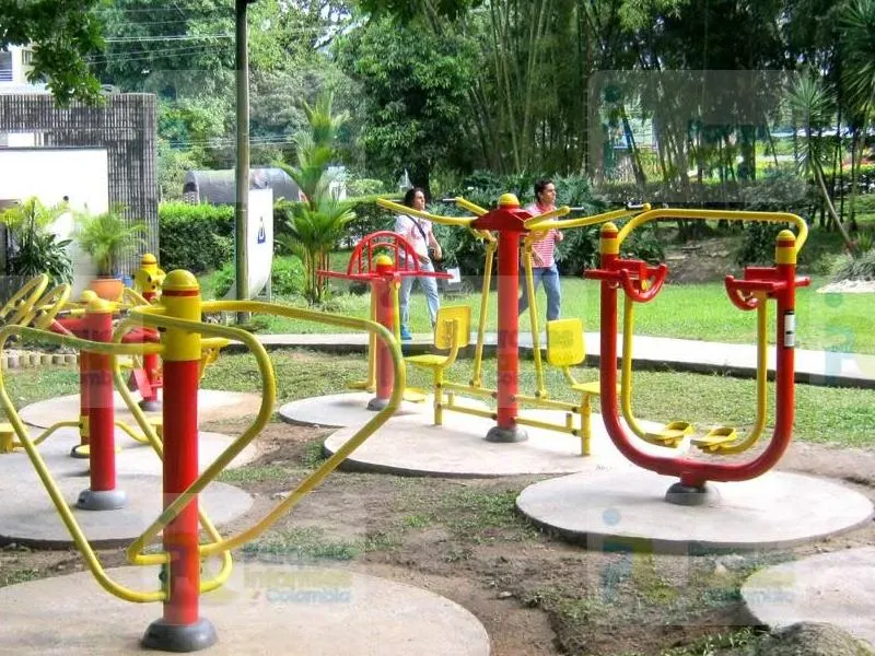Tajahuerce estrena parque biosaludable con financiación del Fondo de Cohesión Territorial