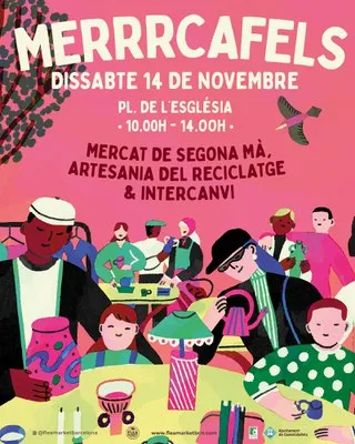 Castelldefels celebra el mercado de segunda mano meRRRcafels el 14 de noviembre