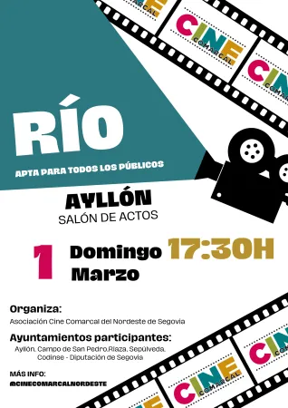 Ayllón acoge la proyección de la película "Río" este domingo