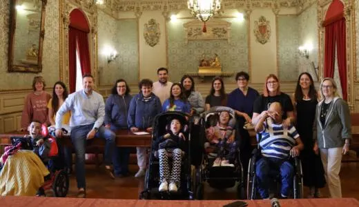 Alumnos del Centro Torre Monreal visitan el Ayuntamiento de Tudela y solicitan más accesibilidad