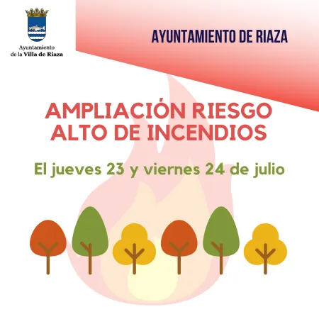 Castilla y León amplía la alerta por riesgo de incendios forestales para el 23 y 24 de julio