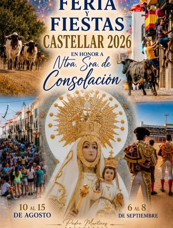 Castellar celebra sus Ferias y Fiestas de Agosto en honor a Ntra. Sra. de la Consolación