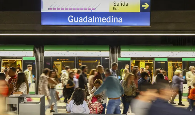 Los metros andaluces superan los 32 millones de viajeros en el primer semestre de 2026