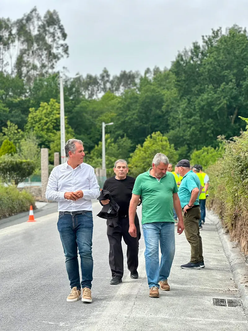 La Diputación de Pontevedra avanza en la mejora de la seguridad vial en Xeve