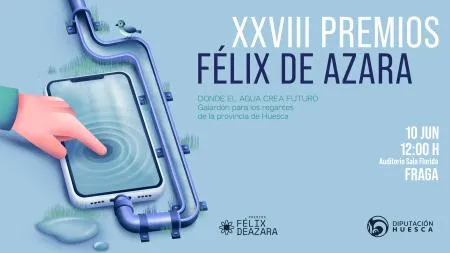 Fraga acoge la gala de los Premios Félix de Azara en honor a los regantes de Huesca