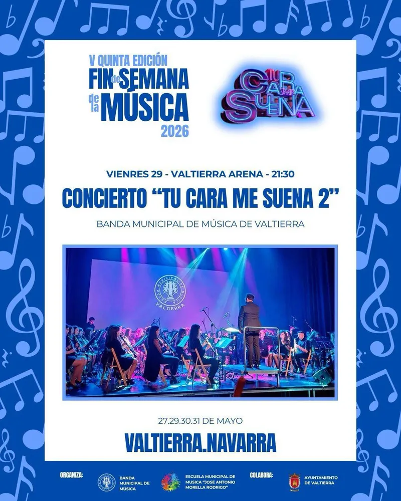 La Banda Municipal de Valtierra celebra el V Fin de Semana de la Música con un concierto