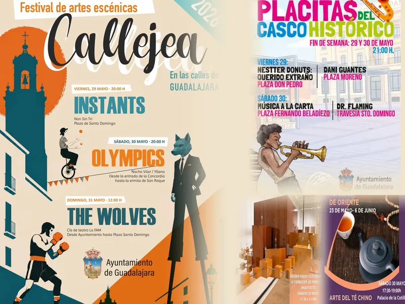 Guadalajara se llena de cultura este fin de semana con el Festival Callejea y eventos para todos los públicos