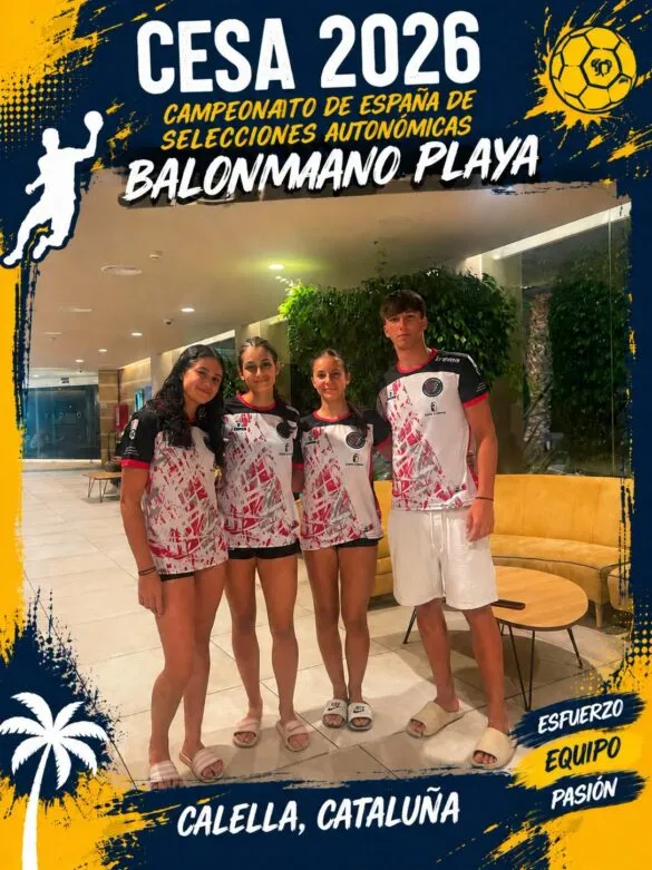 Deportistas de Pedro Muñoz brillan en el Campeonato de España de Balonmano Playa