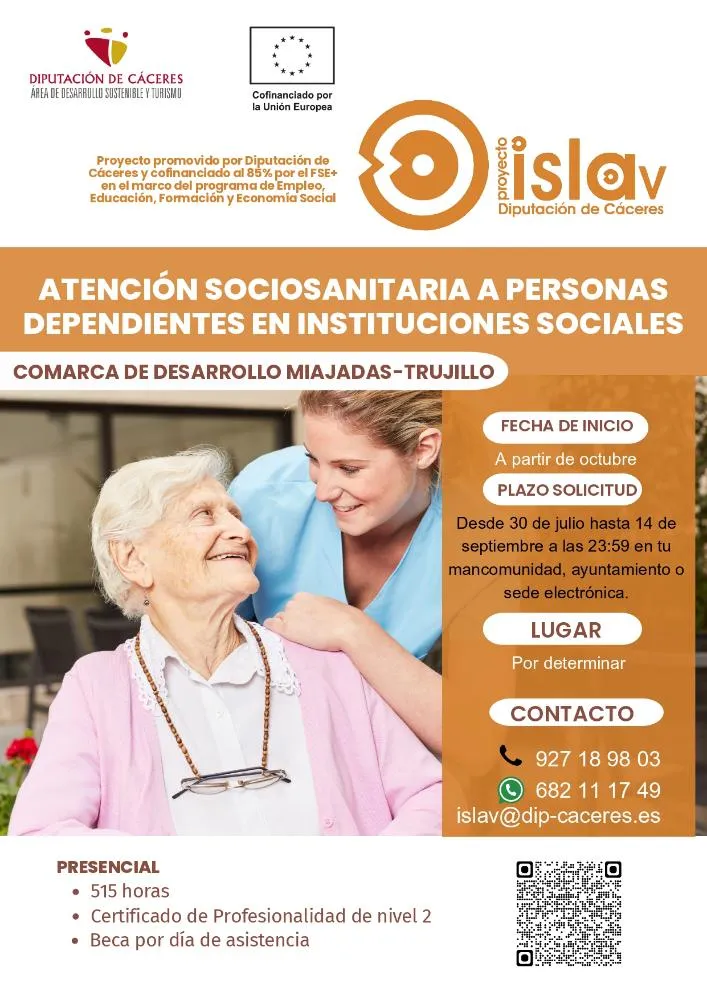 Escurial abre inscripciones para curso de atención a personas dependientes