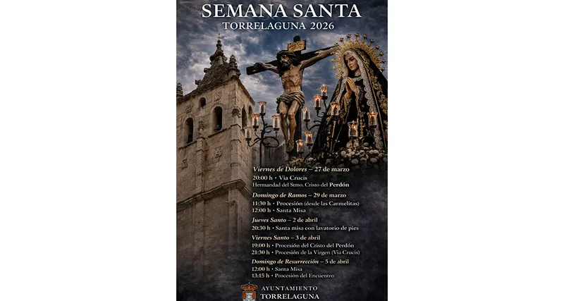 Torrelaguna anuncia su programa de Semana Santa 2026 con procesiones y misas
