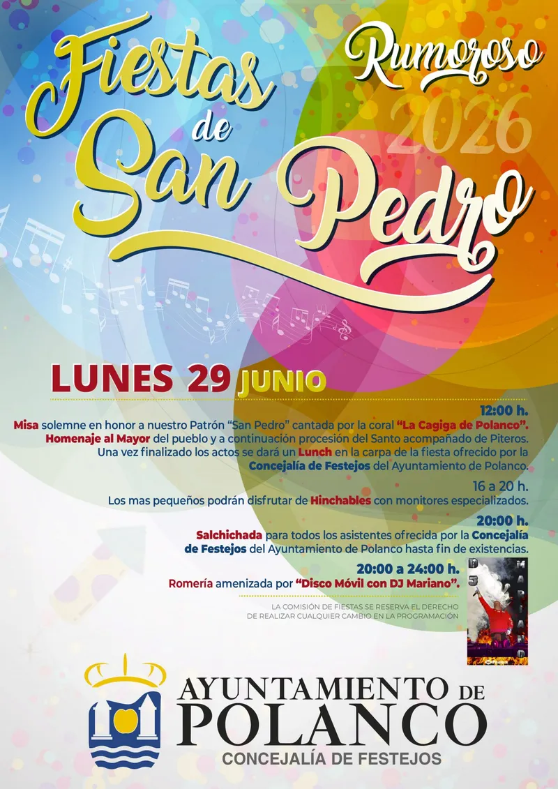 Rumoroso celebra San Pedro con misa, homenaje al mayor y actividades para todos