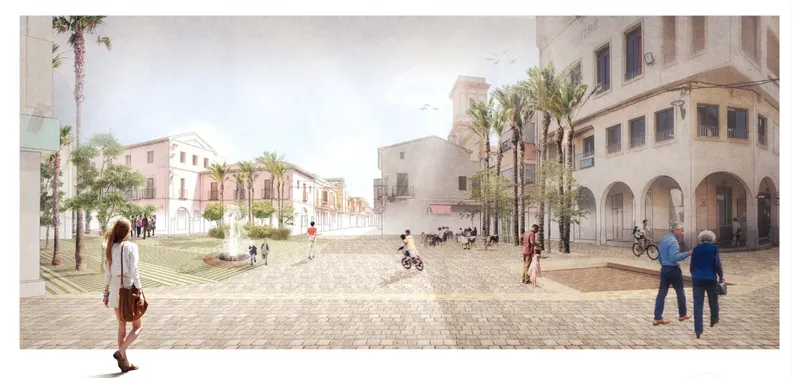 Moncofa transformará la Plaza Constitución con una mención del concurso Cerámico de Regeneración Urbana