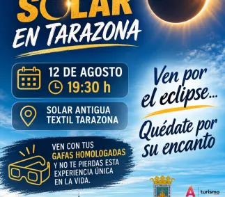 Tarazona se prepara para el eclipse solar total del 12 de agosto