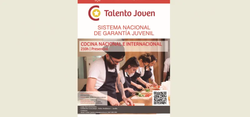 Tomares y Cámara de Comercio lanzan curso de cocina para jóvenes desempleados