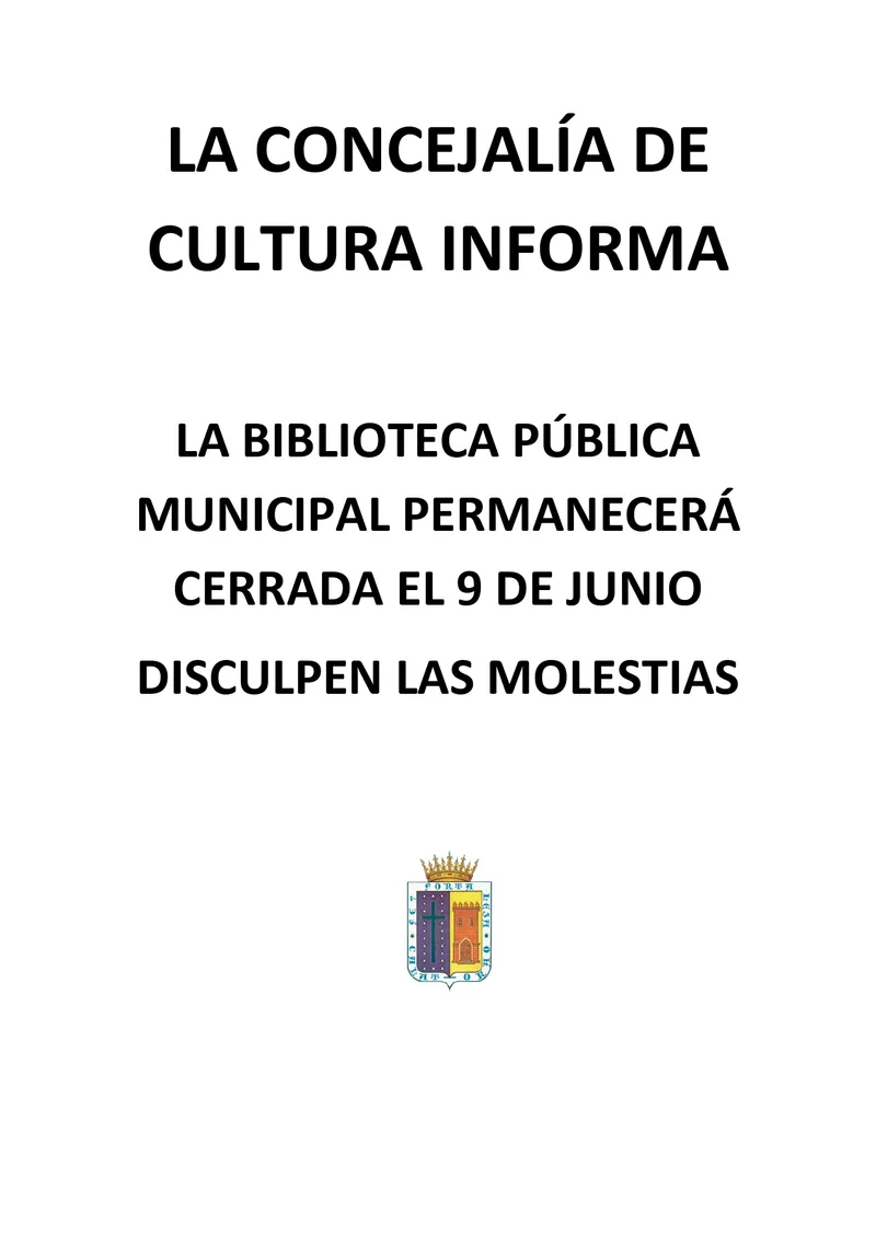 La Biblioteca Municipal de Calatorao permanecerá cerrada temporalmente